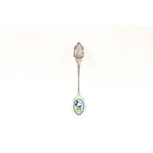 Vintage 1982 Walt Disney World Mickey Mouse & Castle Collector Spoon